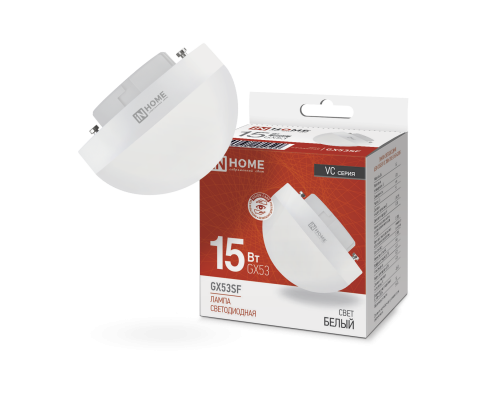 Лампа светодиодная LED-GX53SF-VC 15Вт 230В 4000K 1500Лм IN HOME