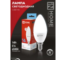 Лампа светодиодная LED-СВЕЧА-VC 14Вт 230В E14 6500K 1330Лм IN HOME