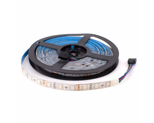 Лента с/д LE 5050-60 14,4Вт RGB IP65 12В (5м) (500м)