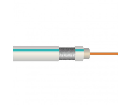 Кабель коаксиальный SAT 703B, CU/CU, (75 Ом) LE (бухты 100м)
