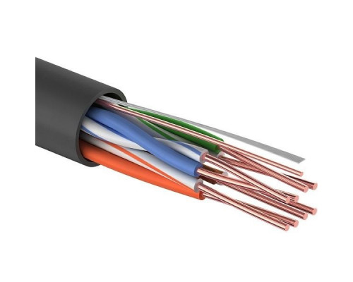 Кабель сетевой UTP 4x2x24 AWG CU CAT5e PE Outdoor LE (бухты 305м)