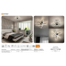 Светодиодный светильник неуправляемый LIANA MONO 60W R-490-NW-CHROME/OPAL-220-IP20/4000K