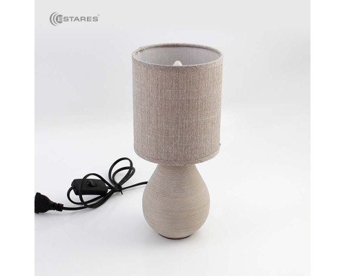 Настольная лампа BETA 1xE14 R-100x120x275-BEIGE/BEIGE-220-IP20