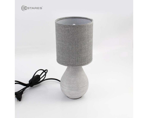 Настольная лампа BETA 1xE14 R-100x120x275-GRAY/GRAY-220-IP20