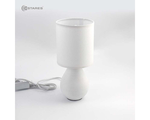Настольная лампа BETA 1xE14 R-100x120x275-WHITE/WHITE-220-IP20