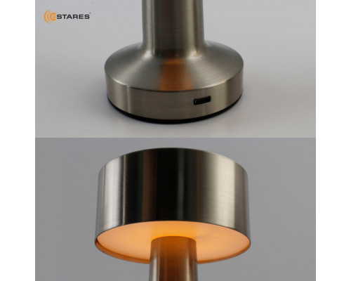Управляемая настольная лампа DOWN LIGHT 2W R-SENSOR-85X215-CHROME-DC5V/1A-IP20
