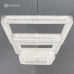 Управляемая светодиодная люстра AKRILIKA 120W 3S-APP-555-CHROME/CLEAR-220-IP20_Ч