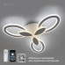Управляемая светодиодная люстра AURORA DOUBLE 60W 3F-APP-575x80-WHITE/WHITE-220-IP20