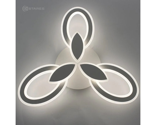 Управляемая светодиодная люстра AURORA DOUBLE 60W 3F-APP-575x80-WHITE/WHITE-220-IP20