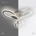Управляемая светодиодная люстра AURORA DOUBLE 60W 3F-APP-575x80-WHITE/WHITE-220-IP20