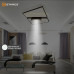 Управляемая светодиодная люстра DAWN 90W 12DL SL-APP-510x450x120-BLACK/WHITE-220-IP20