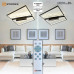 Управляемая светодиодная люстра DAWN 90W 12DL SL-APP-510x450x120-BLACK/WHITE-220-IP20