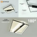 Управляемая светодиодная люстра DAWN 90W 12DL SL-APP-510x450x120-BLACK/WHITE-220-IP20