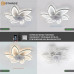 Управляемая светодиодная люстра с вент. FAN FLOWER 92W+18W R-APP-800x130-WHITE/WHITE-220-IP20