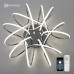 Управляемый светодиодный светильник LIANA MUSE 105W R-APP-560x235-CHROME/WHITE-220-IP20