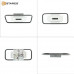 Управляемая светодиодная люстра MOND 65W 5DL 2SL-APP-610x250x60-BLACK/WHITE/CRYSTAL-220-IP20