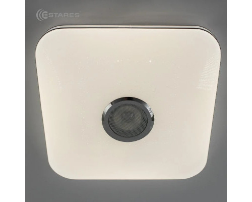 Управляемая светодиодная музыкальная люстра MUSIC RGB 40W S-APP-330-WHITE/CHROME-220-IP20