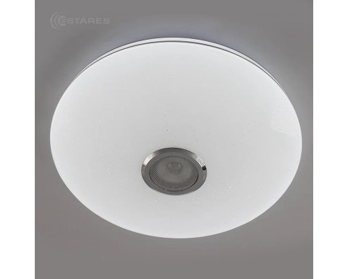 Управляемая светодиодная музыкальная люстра MUSIC RGB 60W R-APP-390-WHITE/CHROME-220-IP20