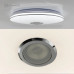 Управляемая светодиодная музыкальная люстра MUSIC RGB 60W R-APP-390-WHITE/CHROME-220-IP20