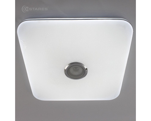Управляемая светодиодная музыкальная люстра MUSIC RGB 80W S-APP-430-WHITE/CHROME-220-IP20