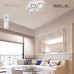 Управляемая светодиодная люстра OVAL DOUBLE RGB 120W 5S-APP-700x500x72-WHITE/WHITE/BULB-220-IP20