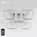 Управляемая светодиодная люстра ROOM 60W 4S-APP-520x73-WHITE/WHITE-220-IP20
