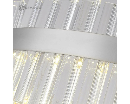 Управляемая светодиодная люстра SOFIA 100W R-APP-500x1100-CHROME/CLEAR-220-IP20_Ч