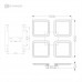Управляемая светодиодная люстра SONNE 120W 4S-APP-550x550x70-WHITE/WHITE-220-IP20