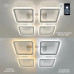 Управляемая светодиодная люстра SONNE 120W 4S-APP-550x550x70-WHITE/WHITE-220-IP20