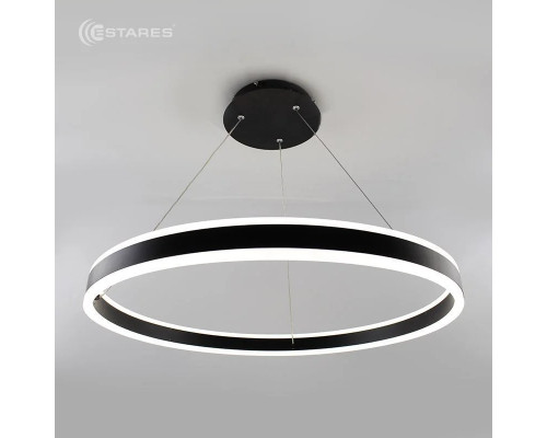 Управляемая светодиодная люстра STELLA 96W R-APP-600x1200-BLACK/WHITE-220-IP20