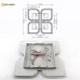 Управляемая светодиодная люстра AERO 70W 4F-ON/OFF- 455x455x57-WHITE/WHITE-220-IP20