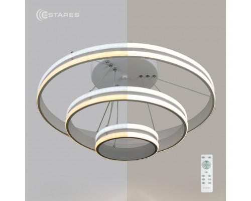 Управляемый светодиодный светильник GRAVITACIA VOLNA 170W 3R-600-WHITE/WHITE-220-IP20