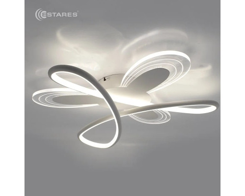 Управляемая светодиодная люстра LOLITA 80W 6F-RC-500x100-WHITE/WHITE-220-IP20