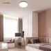 Управляемый светодиодный светильник MOON 50W R-ON/OFF-370x62-WHITE/SILVER-220-IP40