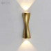 Светодиодный светильник, архитектурный, интерьерный SAVIO 6W 2L-WW-160x60x50-GOLD-220-IP54