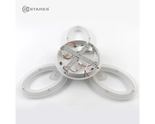 Светодиодная люстра AURORA DOUBLE 60W 3F-575x80-WHITE/WHITE-220-IP20