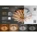 Управляемый светодиодный светильник LUMIERA 90W R-610x125-RC-CHROME/CHROME/CLEAR-220-IP20