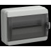Корпус пластиковый КМПн-12 IP65 черная прозрачная дверь