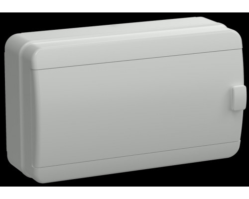 Корпус пластиковый КМПн-12 IP65 серая непрозрачная дверь