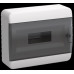 Корпус пластиковый ЩРН-П-12 IP41 черная прозрачная дверь