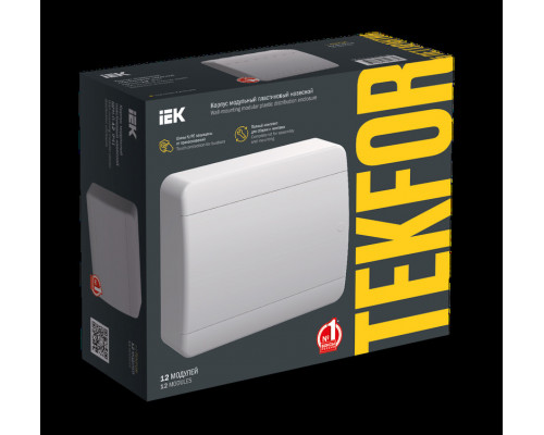 Корпус пластиковый ЩРН-П-12 IP41 белая дверь