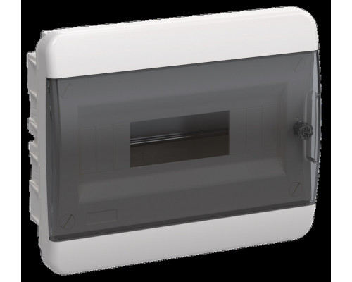 Корпус пластиковый ЩРВ-П-12 IP41 черная прозрачная дверь