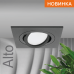 Встраиваемый cветильник WOLTA WDL-GU5.3/01BL-S IP20 под лампу GU5.3 квадратный Чёрный ALTO 92x92х22 1/100