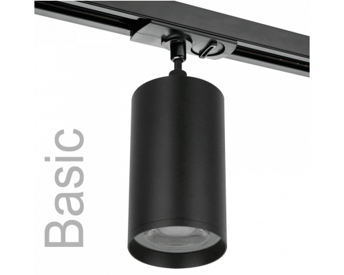 Трековый светильник WOLTA WTL-GU10/03B IP20 под лампу GU10 Чёрный BASIC D52x100x85 1/50