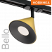 Трековый светильник WOLTA WTL-GU10/08G IP20 под лампу GU10 Чёрный/золото BELLO D115x145 1/30