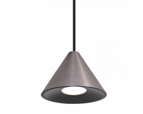 Подвесной светильник WOLTA WSL-GU10/P08CH IP20 под лампу GU10 Чёрный/серый BELLO D115x84 1/30
