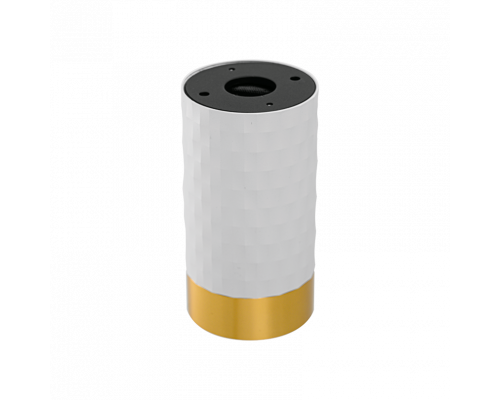 Накладной светильник WOLTA WSL-GU10/10WG IP20 под лампу GU10 Белый/золото CELLA D55x100 1/100