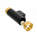 Накладной светильник WOLTA WSL-GU10/W10BG IP20 под лампу GU10 Чёрный/золото CELLA D55x170 1/30