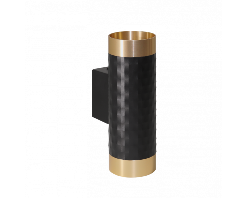 Накладной светильник WOLTA WSL-GU10/W10BG IP20 под лампу GU10 Чёрный/золото CELLA D55x170 1/30