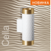 Накладной светильник WOLTA WSL-GU10/W10WG IP20 под лампу GU10 Белый/золото CELLA D55x170 1/30